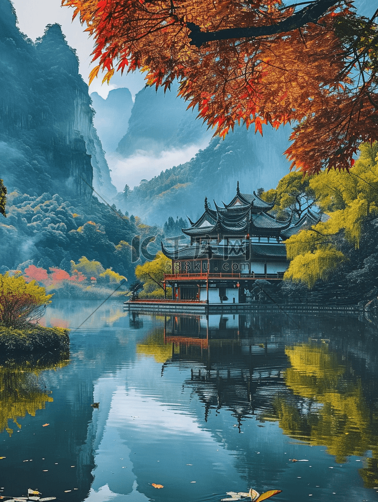 桂林丽江美丽的风景