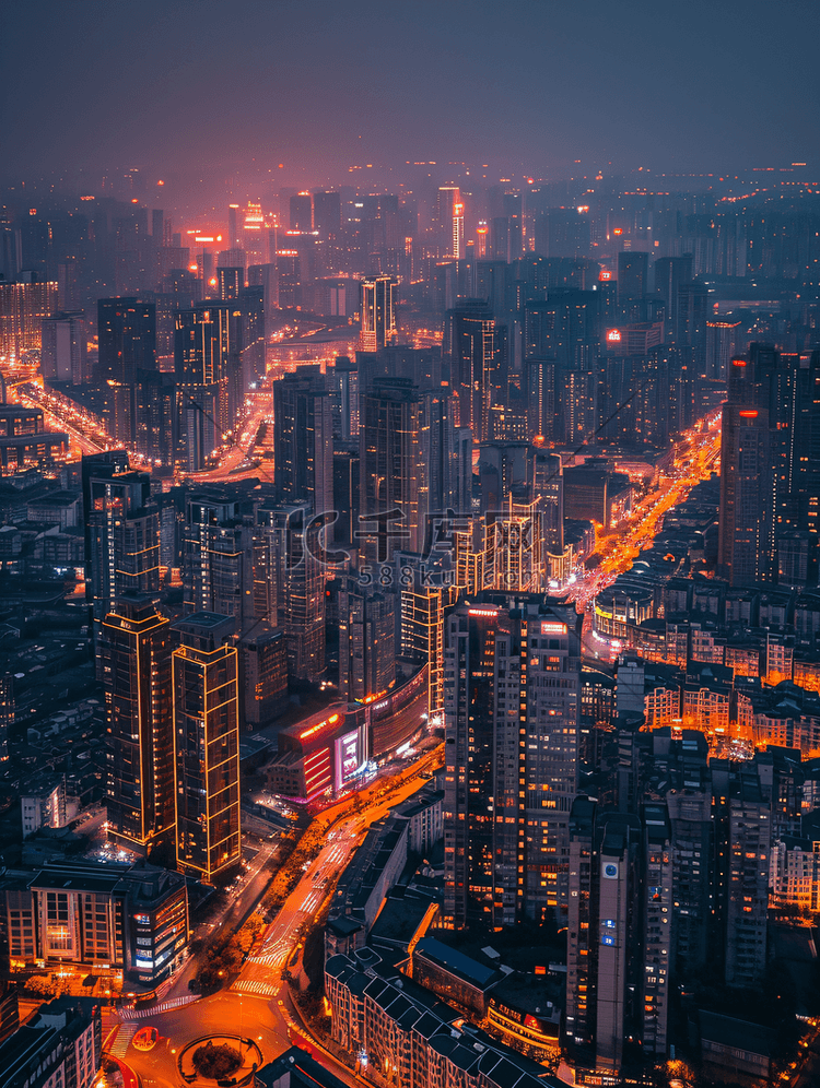 高空摄影成都城市风景摄影