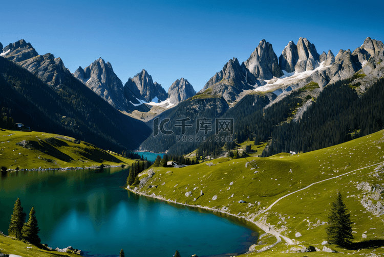 壮丽的阿尔卑斯山风景唯美图片10