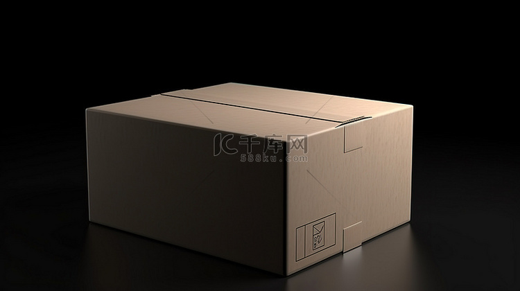 通过纸板箱纸箱或包裹的 3D 