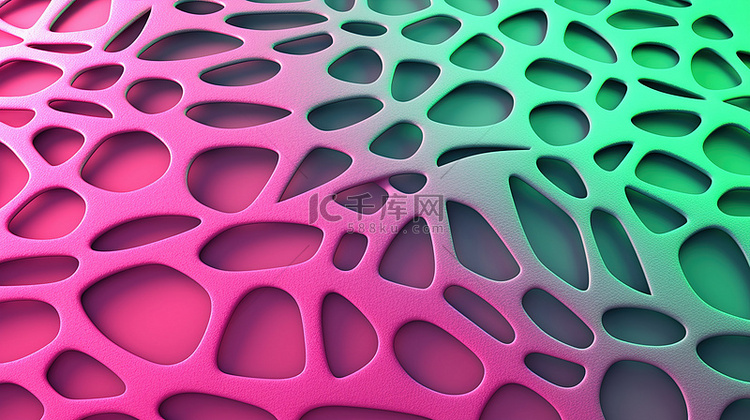 具有 voronoi 效果的粉