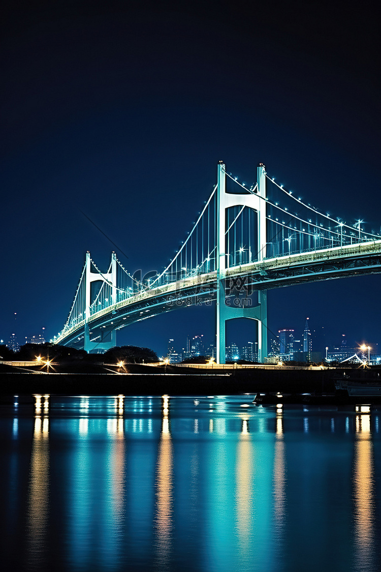 晚上的山口桥和东京大桥 来自 