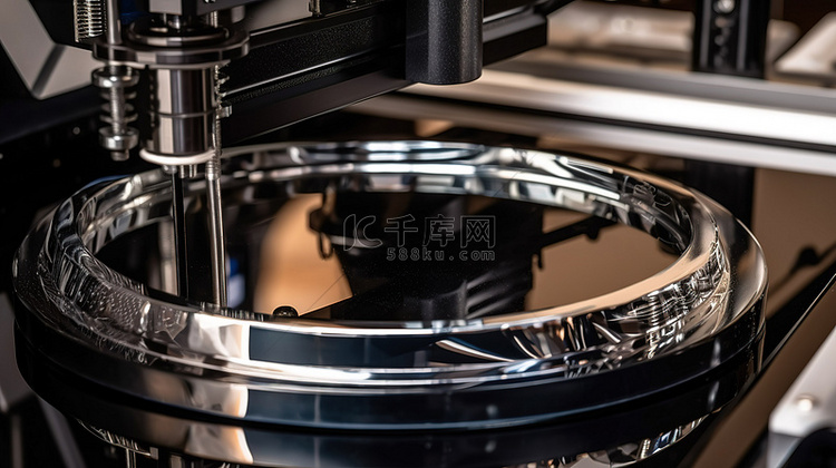 3D 打印机在反射镜表面打印孤