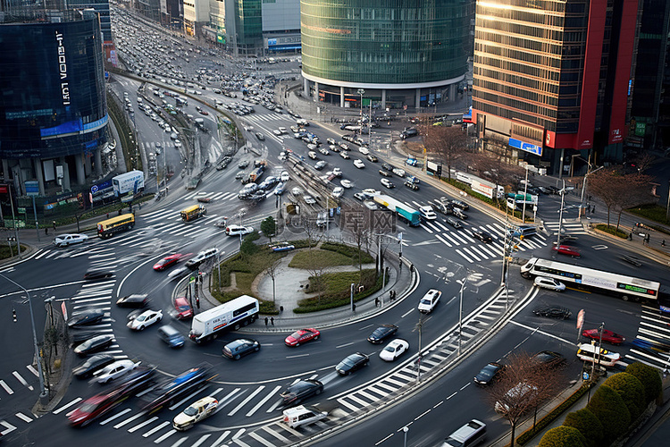 首尔市道路交叉口