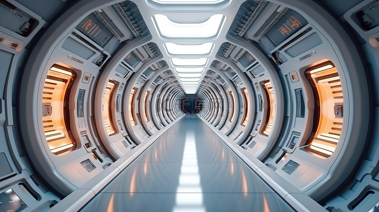 科幻奇幻宇宙飞船或空间站的未来