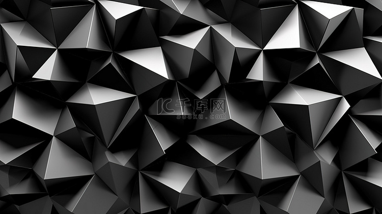 前卫的三角形在抽象 3D 中创
