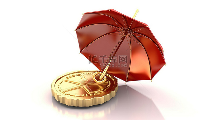 雨伞主题3d奖牌硬币