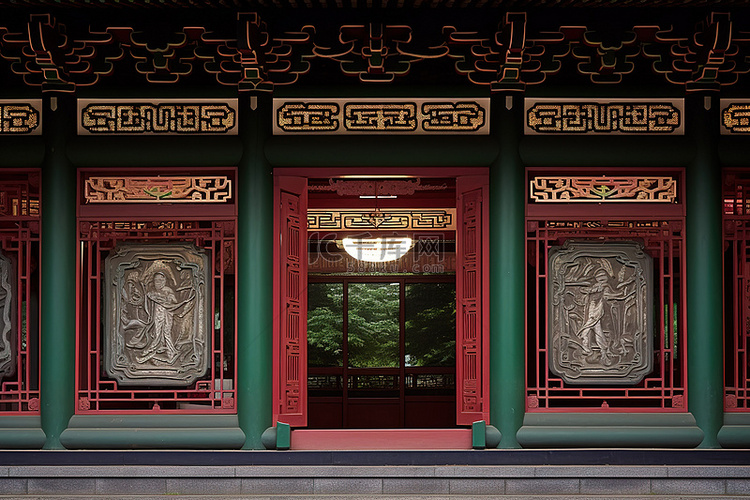 一座有中文文字的建筑对外开放