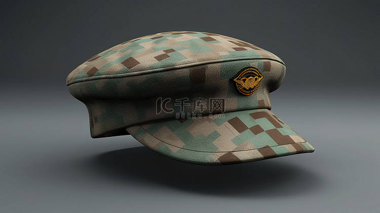 军帽3D模型