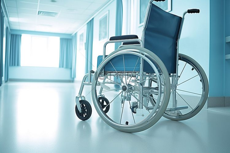 病房里的轮椅