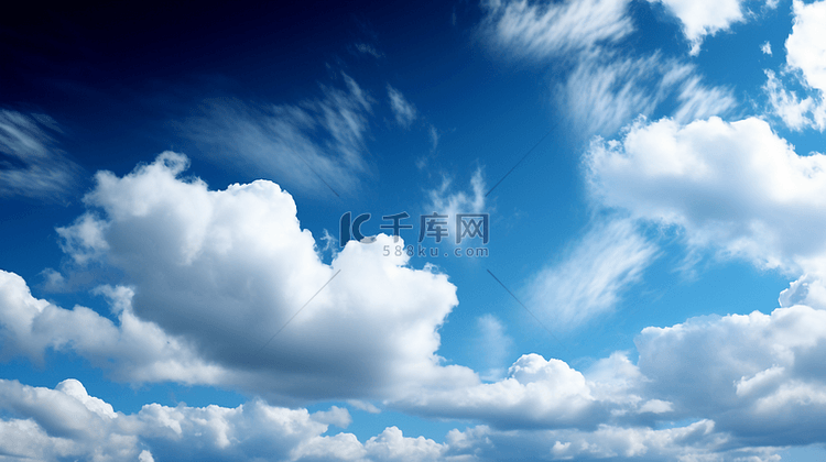 云朵天空漂泊白云创意装饰自然风