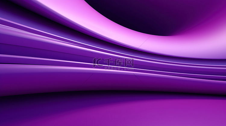 使用弯曲的紫色 4k 背景模板