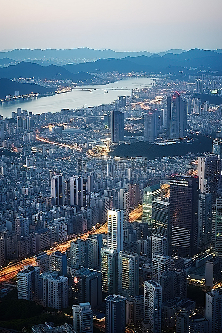 首尔市从顶部 05549dp6