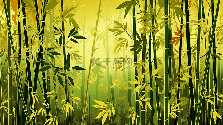 竹子绿色植物背景