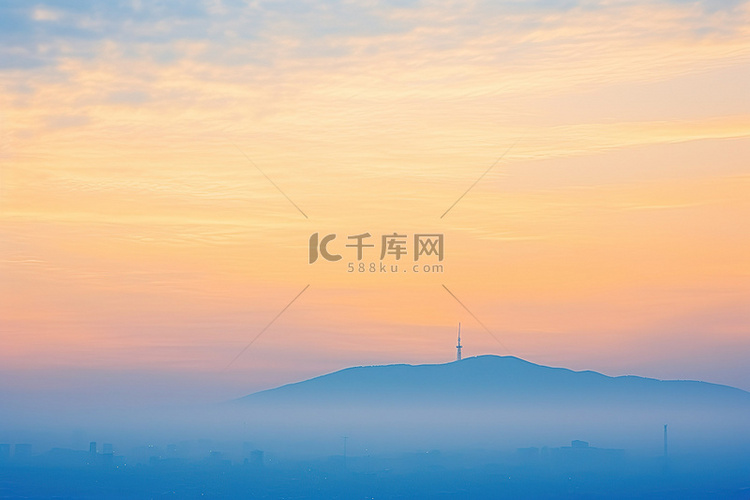 上海山上的日出