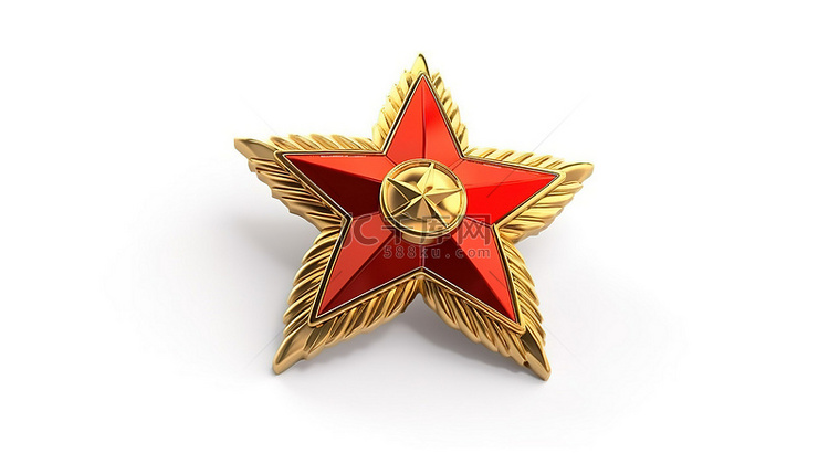 苏联英雄金星奖在 3D 渲染的