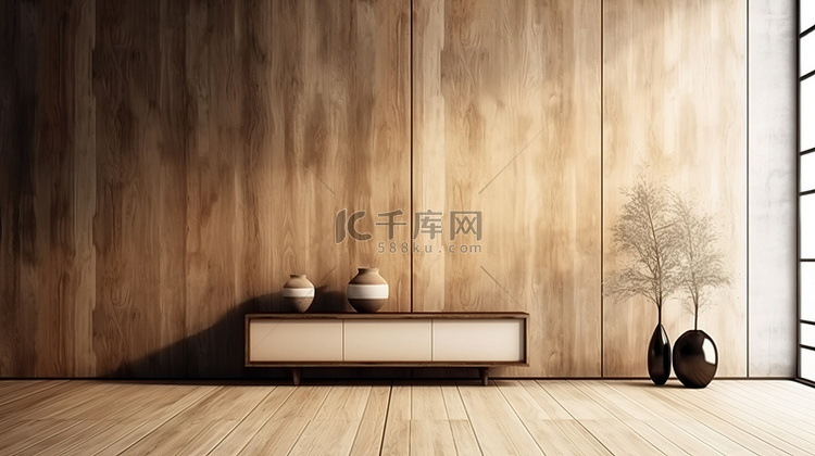 日本禅宗风格的简约木柜设计灵感