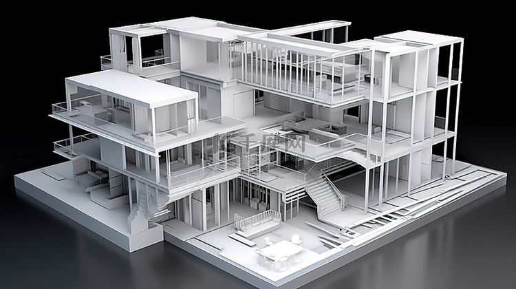 通过 3D 渲染使建筑模型栩栩如生