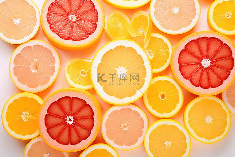 由柑橘类水果片制成的维生素C