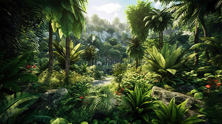 翠绿的天堂，热带丛林的辉煌 3