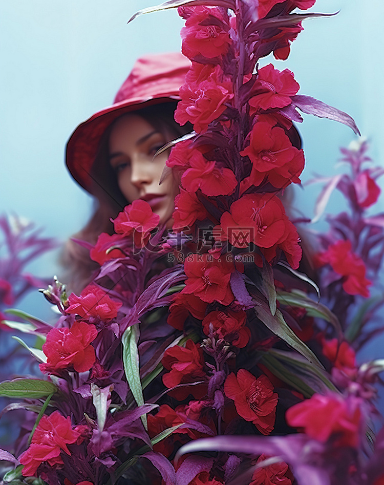 波西米亚紫罗兰红