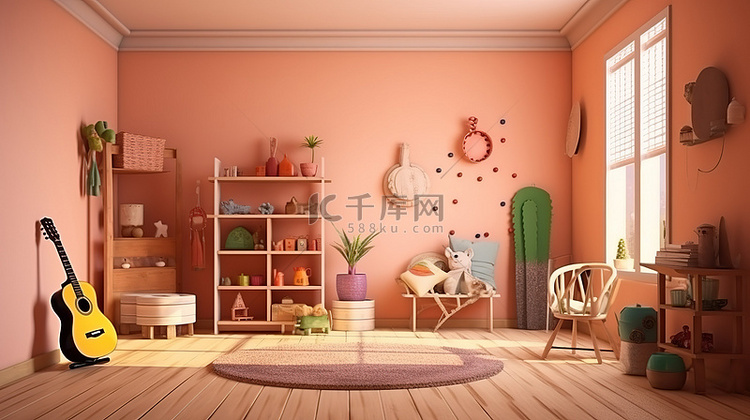 有趣且富有想象力的儿童房间设计