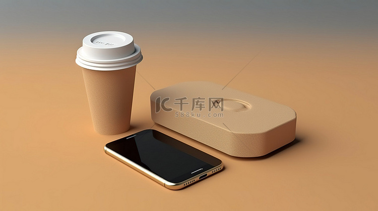 通过智能手机应用程序咖啡订单交