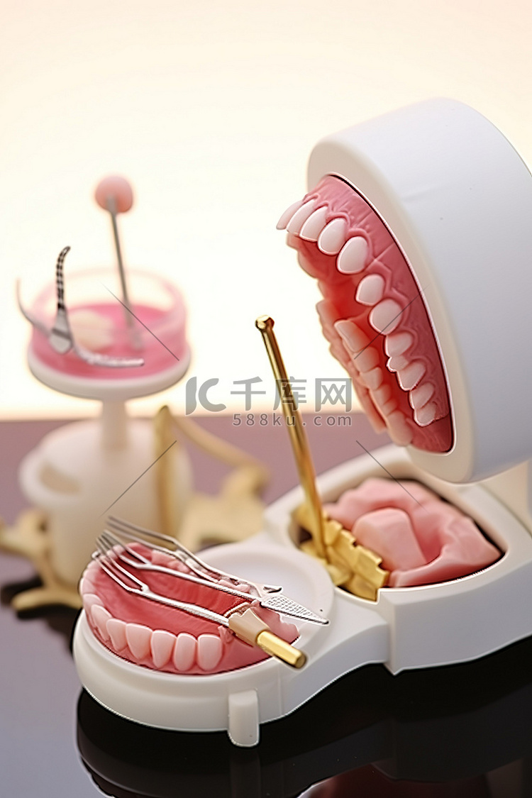 模型牙医套件牙齿牙齿套装带口腔