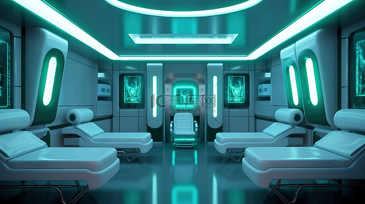 元宇宙中最先进的医疗室未来派 