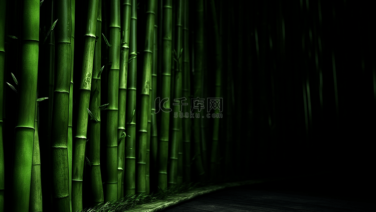 竹子水竹竹树背景