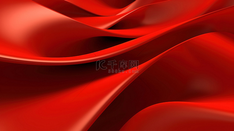 3d 渲染抽象深红色背景