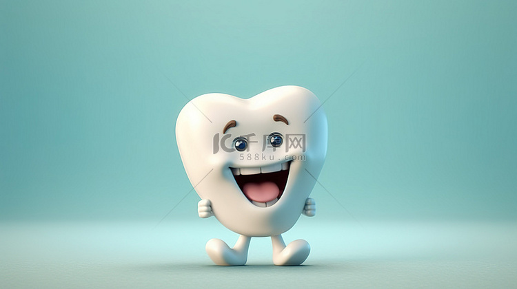 通过 3D 艺术描绘牙齿检查口