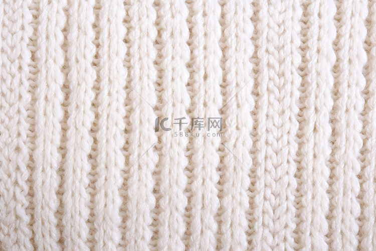 羊毛和白色条纹针织背景