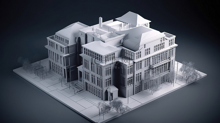 建筑设计的 3D 可视化
