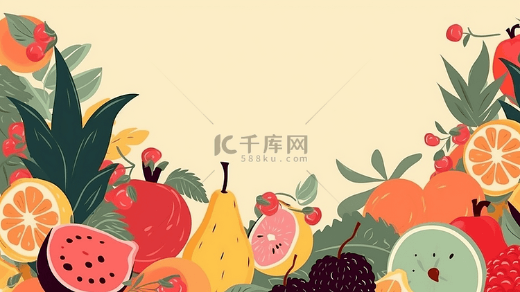 水果海报背景