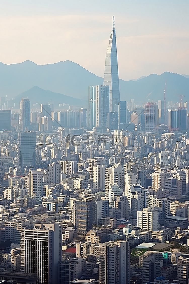 照片 首尔 大都市天际线 上海