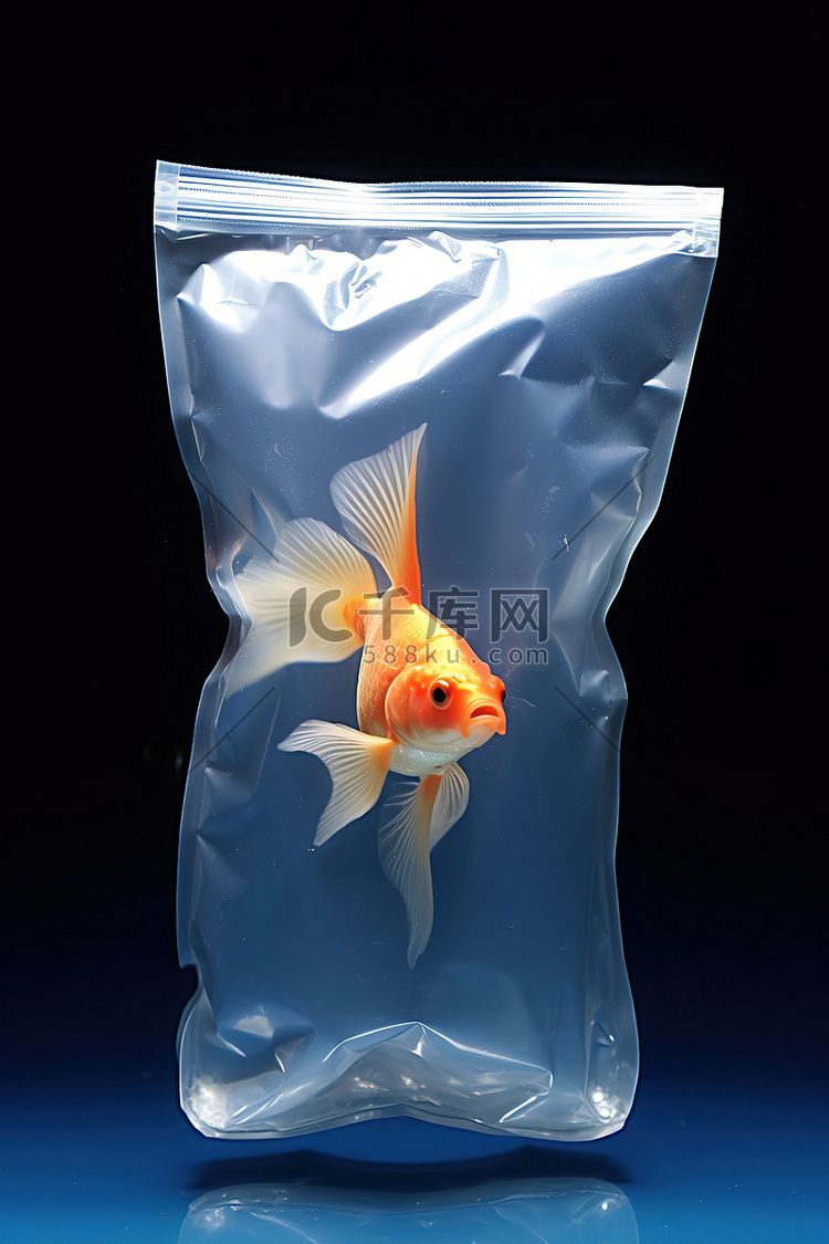 塑料袋里的金鱼