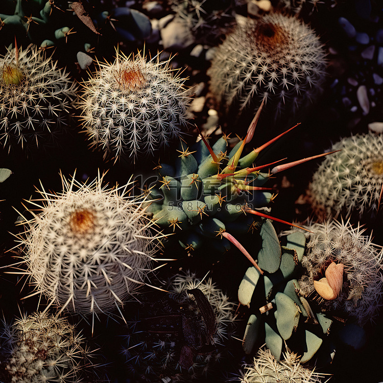 大群的植物类型是一片沙漠