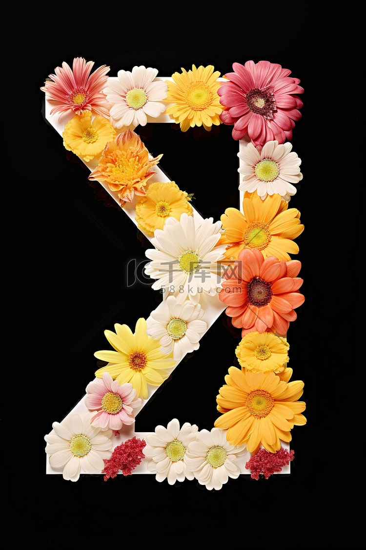 花形字母 z