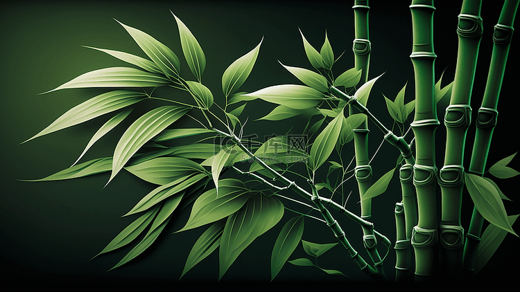竹子绿色茂密