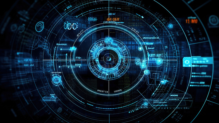 3D 信息图表设计科学技术数据