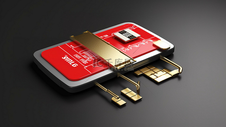 SIM 卡保护概念以 3D 形