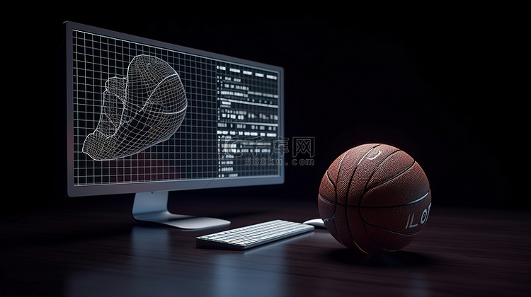 3d 环境中的虚拟篮球观看和在