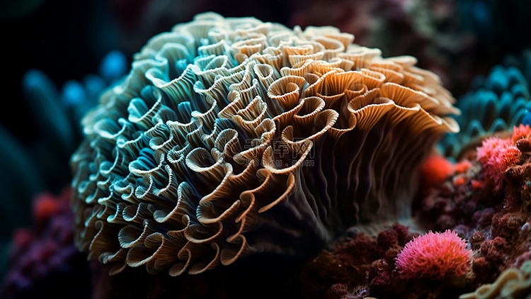 海底珊瑚彩色