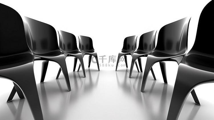 公司会议主席的座位位于 3D 