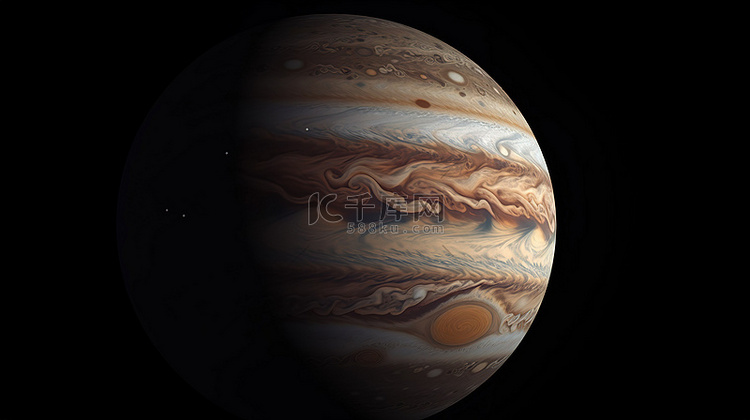 木星在神秘宇宙背景下的诡异 3