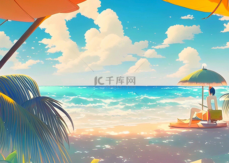 大海夏天度假