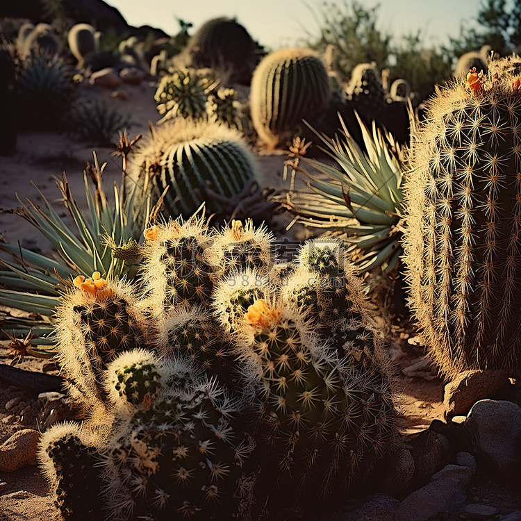大群的植物类型是一片沙漠