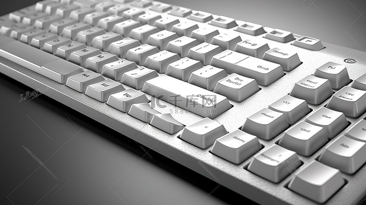 无线 3d 渲染中的计算机键盘