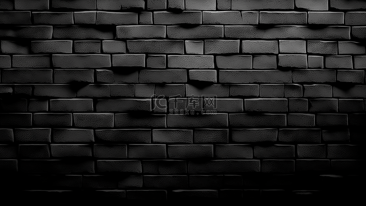 背景墙灰黑色砖块